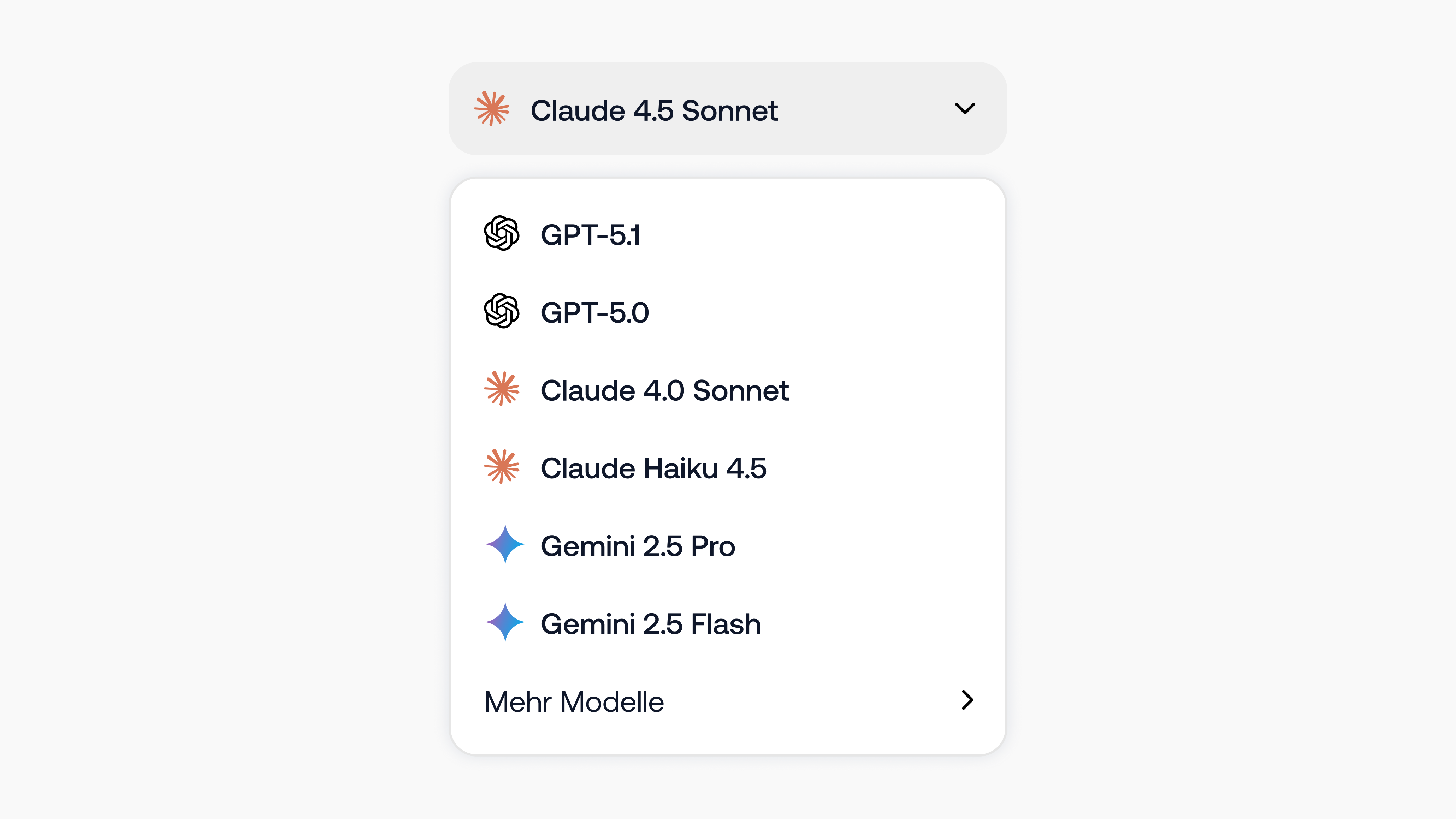 KI-Modelle Auswahl: GPT-5, Claude, Gemini, Llama, Mistral