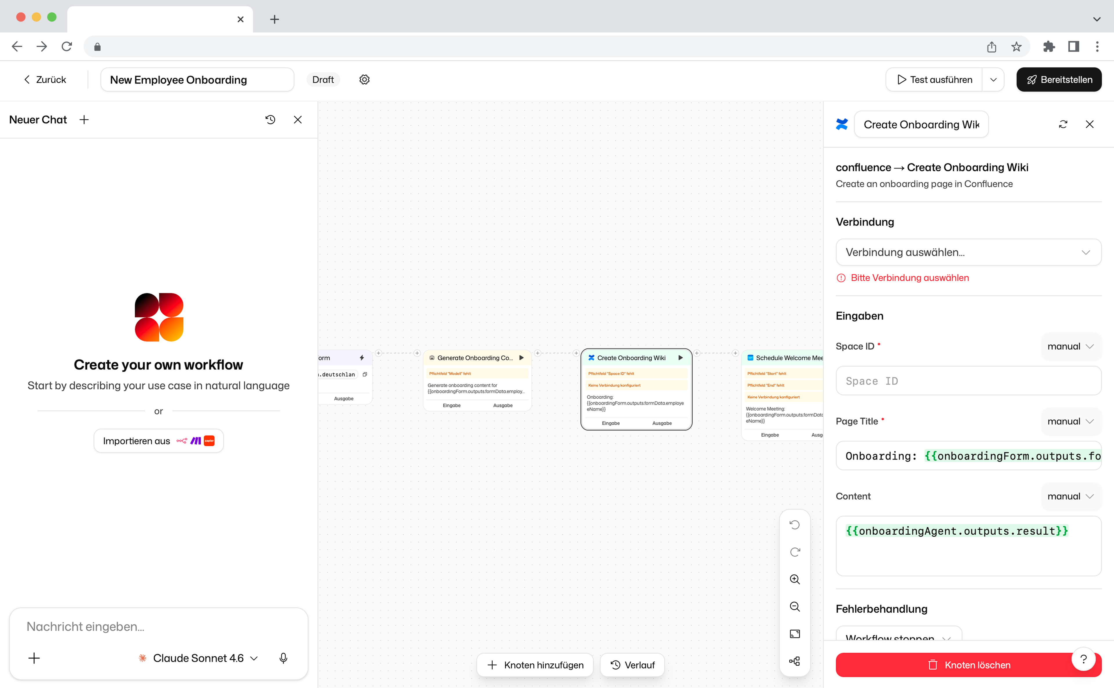 DeutschlandGPT KI-Workflows — Automatisierungen visuell bauen, DSGVO-konform